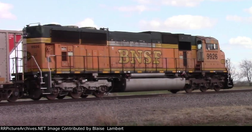 BNSF coal train DPU